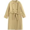 INMAN Women's Alpaca Silk Blend Double-Faced Wool Coat