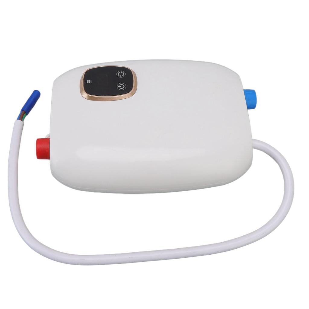 5500W 25A Electric Instant Hot Water Heater Touch Screen Over Temperature Protection Water Heater