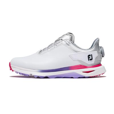 Обувь для гольфа FootJoy WO Pro SLX Boa см 3E Женская Белая/Фиолетовая 23.5