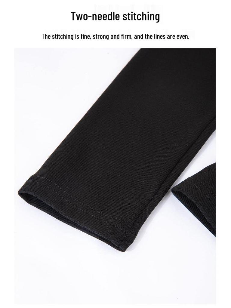 Women's Slim Fit Long-Sleeve White T-Shirt - Autumn 2025 Cinch Waist Innerwear 