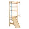 Swedish Ladder Wall Gym 5 in 1 Wooden Indoor Playground Climbing Toys