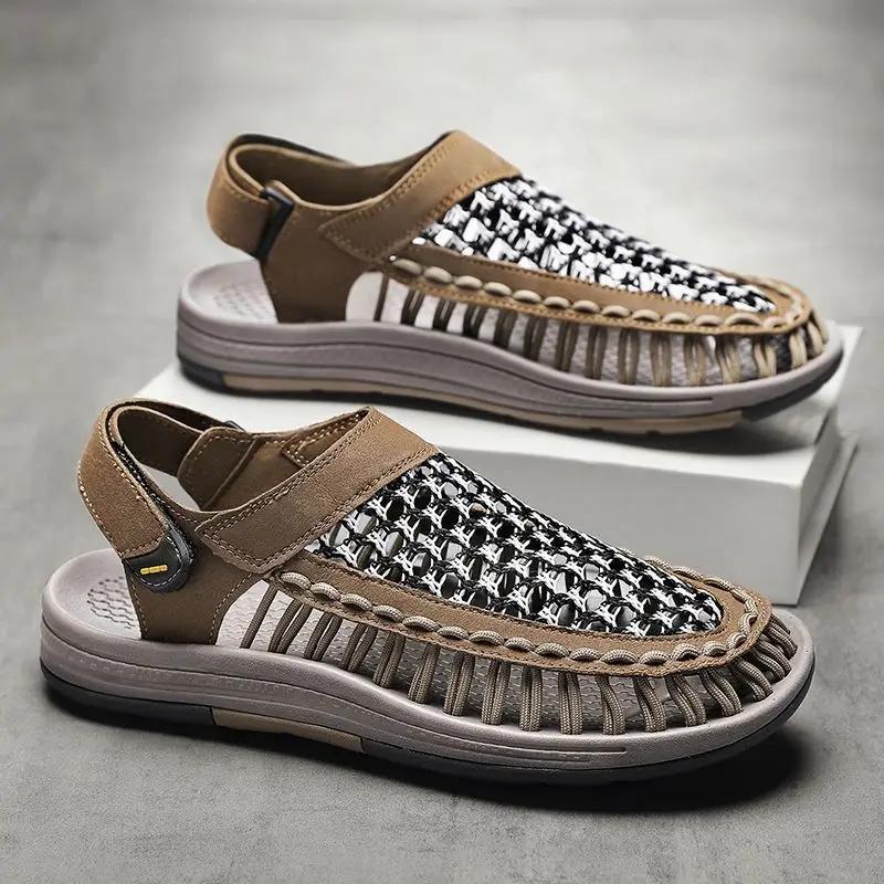 Сверхлегкие мужские сандалии на платформе, новый дизайн 2025, дешевая ликвидация, ЭВА, для повседневной носки, летняя распродажа, ПВХ, для взрослых, купить мужскую обувь