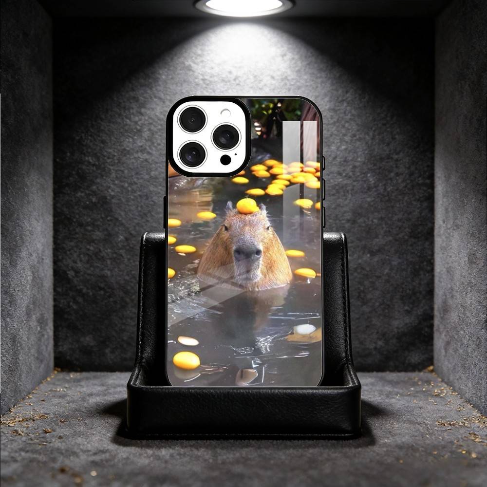 Funny Cute Pet Capybara  Phone Case For iPhone 14,16,15,13,17,12,Plus,Pro,Max Magnetic For Magsafe Frosted Cover