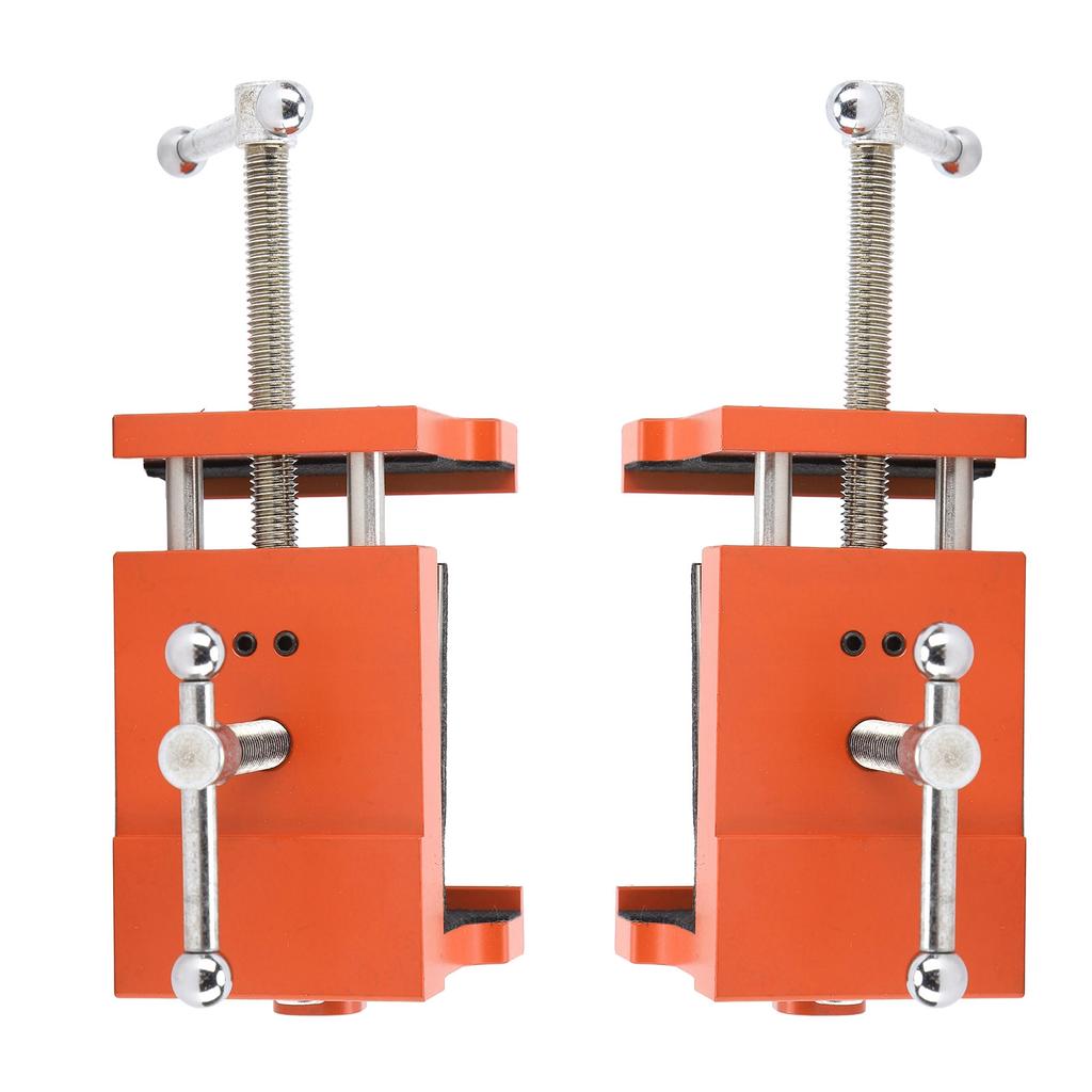 2 шт. Струбцина для шкафа Деревообработка Клипса для лицевой рамки Клешня Сплав алюминия Ограниченная нагрузка 440 фунтов