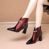 Brand New Womens Casual Solid Color Diamond Ankle Boots Brand Designer Summer Women High Quality Soft Sole Walking Chelsea Boots