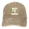 Camper Camping Multicolor Hat Peaked Womens Cap Happy Camper Trailer Personalized Visor Protection Hats