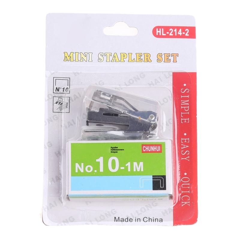 Small Stapler with 10# Staple Pocket Stapler with Staple Remover 20 Sheet Capacity for Student Teacher Office School