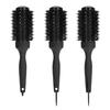 With Pointed Tail Round Rolling Brush Handle Hair Curling Brush Straight Twill Hair Comb  Men/Women
