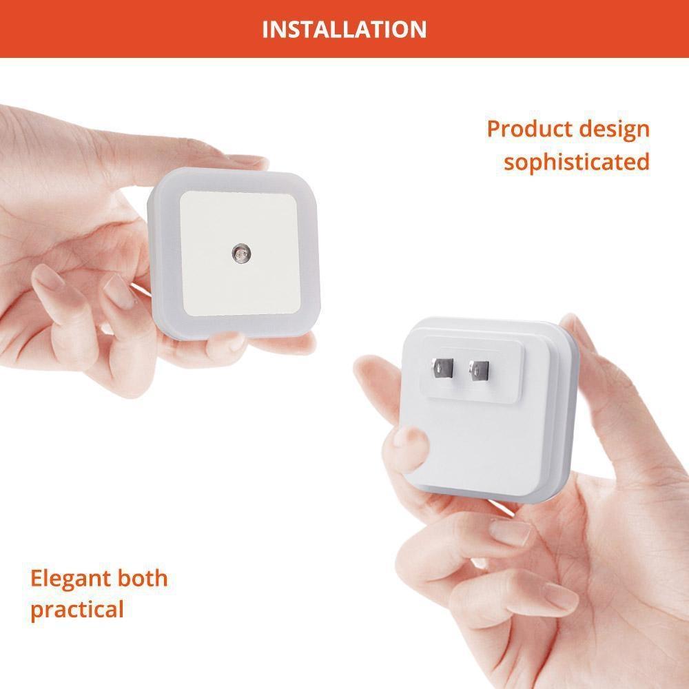 1 шт. мини-светодиодный ночник с сенсорным управлением, индукционный энергосберегающий ночник для сна 110 В-220 В для детской комнаты, спальни, коридоров