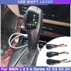 Для BMW 1 3 6 5 серии E38 E39 E46 E60 E61 E63 E64 E81 E82 E83 E84 E90 E91 E92 E93 светодиодная ручка переключения передач аксессуары для рычага переключения передач