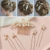 Выпускной ювелирные изделия ручной работы гребень для волос свадебный головной убор невесты заколка для волос жемчуг шпилька гребень