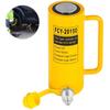 Hydraulic Cylinder Jack, 20 Ton Solid Ram Hydraulic Cylinder, 6 Inch Stroke Single Acting Hydraulic Cylinder, with Quick Connector Portable Hydraulic