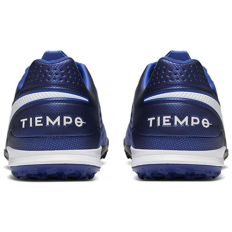 Nike Футбольные бутсы Legend 8 Pro TF AT6136-414 Сине-белые для искусственного покрытия