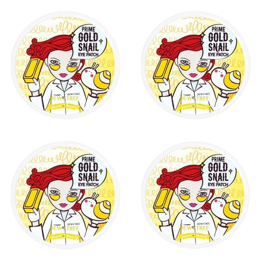 Dewytree Prime Патчи для глаз с золотой улиткой 60 шт. 90 г * 1 шт./2 шт./4 шт.