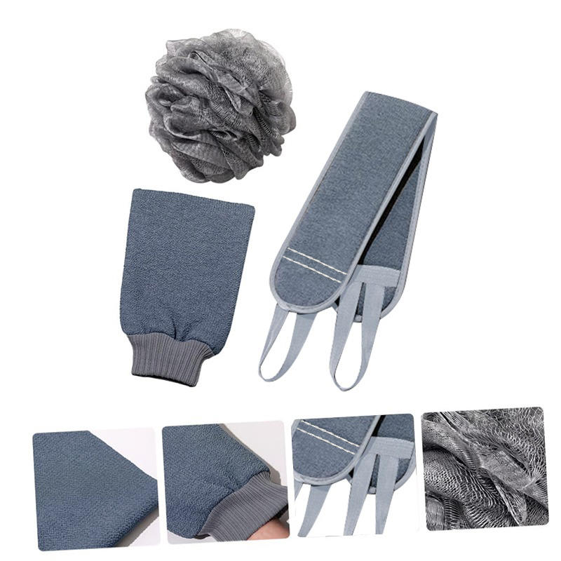 Мужские и женские отшелушивающие перчатки полотенце банный мяч губка скруббер глубокая очистка массажное полотенце для тела оттягивающее назад банные принадлежности