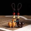 Cartoon Bag Pendant Sandalwood Chinese Style Key Ring Cute Horse Key Chain Unisex