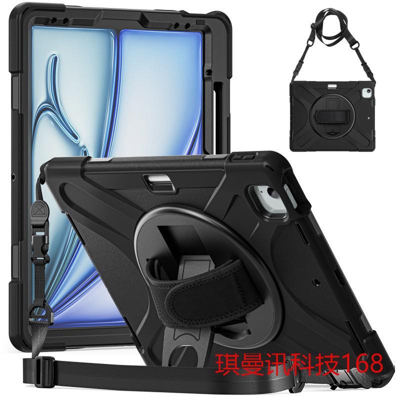 IPad Air 5th/4th Gen Protective Case With 360 Rotating Stand Full-Body Shockproof Cover In PC Material