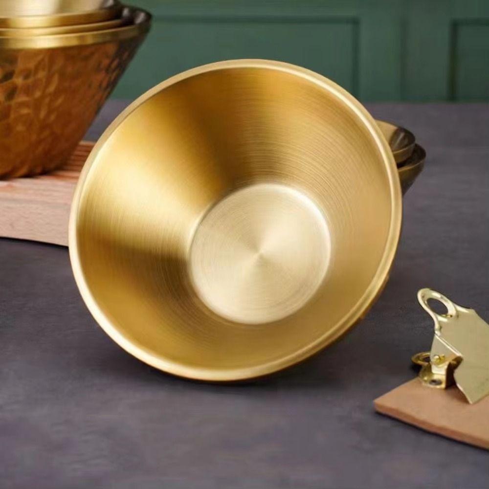 304 Stainless Steel Salad Mixing Bowl Double Layer Ice Shaved Bowl Thicken Ice Cream Bowl  Rice