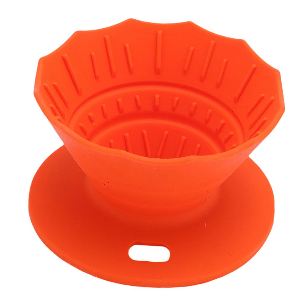 Pour Over Coffee Dripper Food Grade Silicone Folding Portable Hand Brewed Coffee Filter