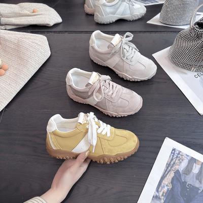 Мода 2025 Весна Новые Винтажные Повседневные Спортивные Туфли Модные Универсальные Полиамидная Подошва Резиновый Верх Материковый Китай Происхождение Обувь на Плоской Подошве