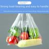 Clear Disposable White Food Packaging Bag