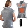USB Heating Shawl Vest Portable 60x90cm for Women Back Pain Relief Machine Washable Heated Wrap Car Office Relaxation