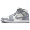 Air 1 Mid Stealth Women Sneakers Grey Sail White BQ6472-115