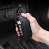 rldf3 New Leather Car Gear Shift Knob Covers Non-Slip Handle Cover For Seat Leon 5F Mk3 Ibiza Tarraco Arona Ateca Alhambra Accessories