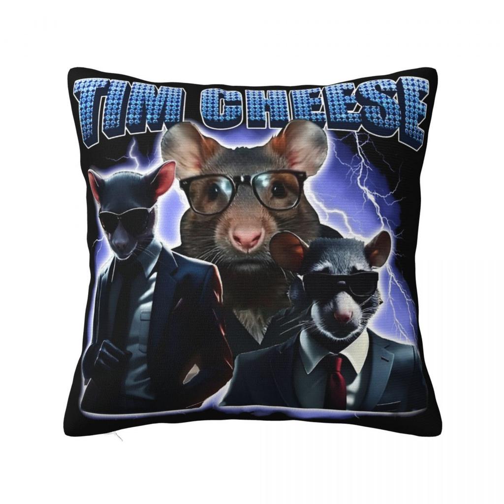 Bombardiro Crocodilo Tralalero Tralala Square Pillow Cases Italian Brainrot Cushion Covers Decorative Pillowcase for Home 18