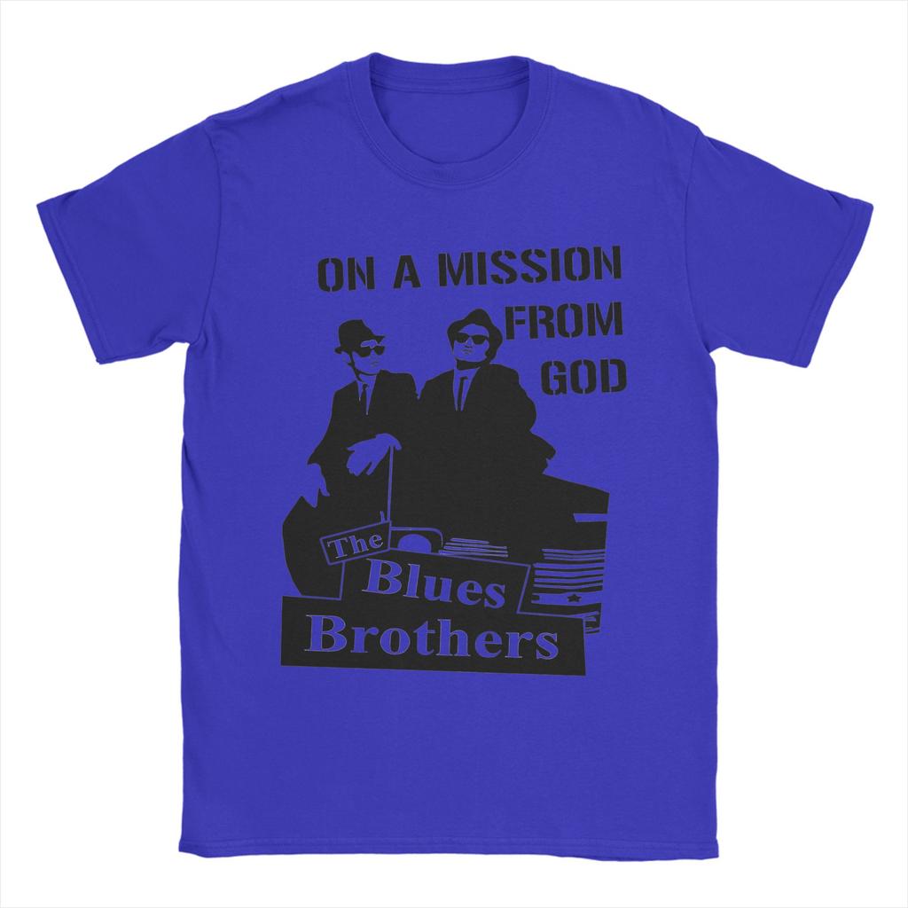 Unisexs Womens The Blues Brothers Shirt 100 Cotton Graphic Printed TShirt Top Clothing