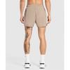 Gymshark Спортивные шорты 5 Цементно-коричневый Серый A1b3m Ncz7