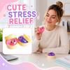 2 шт. Креативные сквиши-булочки, медленно поднимающиеся, игрушки для снятия стресса, сжимаемые, мягкая пена, сенсорная игрушка-фиджет для детей и взрослых, для расслабления и снятия тревоги