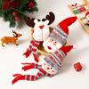 Рождественская пряжка для штор Санта-Клаус Снеговик Олень Фиксатор Застежка для штор Мультяшная кукла Подхват для штор