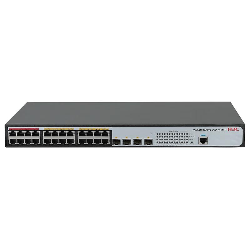 H3C MS4100V2-28P-HPWR Управляемый PoE-коммутатор Gigabit на 24 порта