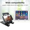 Foldable Mobile Phone Tablet Cooling Stand Multi-gear Adjustable Phone Stand with Cooling Fan Low