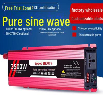 Инвертор чистой синусоиды для хранения энергии DC12V/24V для использования дома, в автомобиле и грузовике