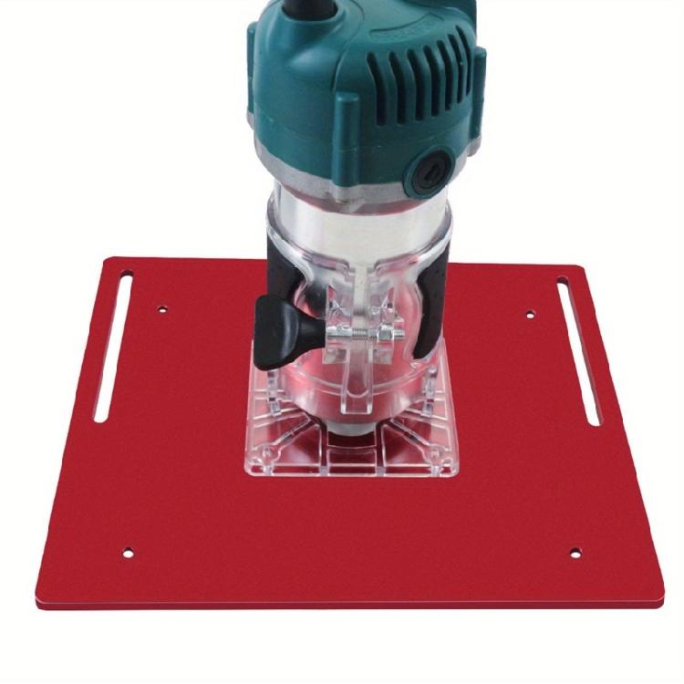 Вставка для фрезерного стола Алюминиевая Фрезерный стол для деревообработки Перекидная пластина Фрезер для фрезера Триммер Деревообработка Дерево Инструмент