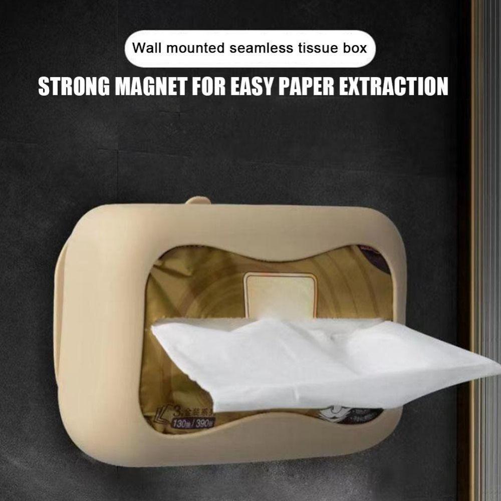 Anti-Wear Suction Cup Tissue Box Silicone Car Tissue Box High Quality Desktop Tissue Drawer