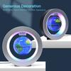 Floating Globe 4 Inch Magnetic Levitation Rotating World Map with Multicolor Light Base Creative