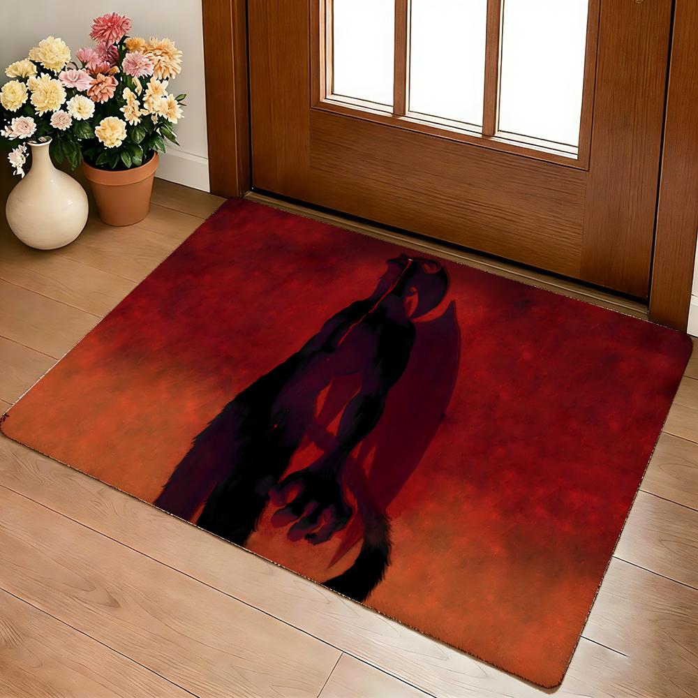 CrybabyAnime D-Devilman C-Crybaby Floor Mat Cozy Flannel Soft Thick Non-Slip Mat For Living Room Bedroom Kitchen Decor Rugs