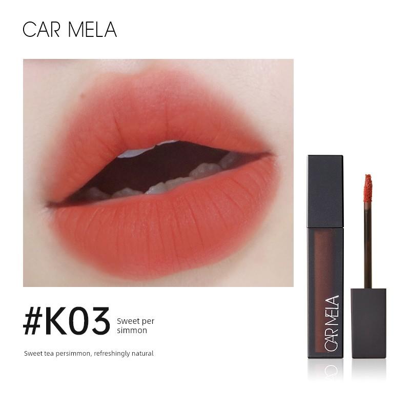 Carmela Lipstick 04 Velvet Matte Bean Paste Color Lip Mud for Women Matte Lip Glaze Carmela Makeup Artist's Special Use