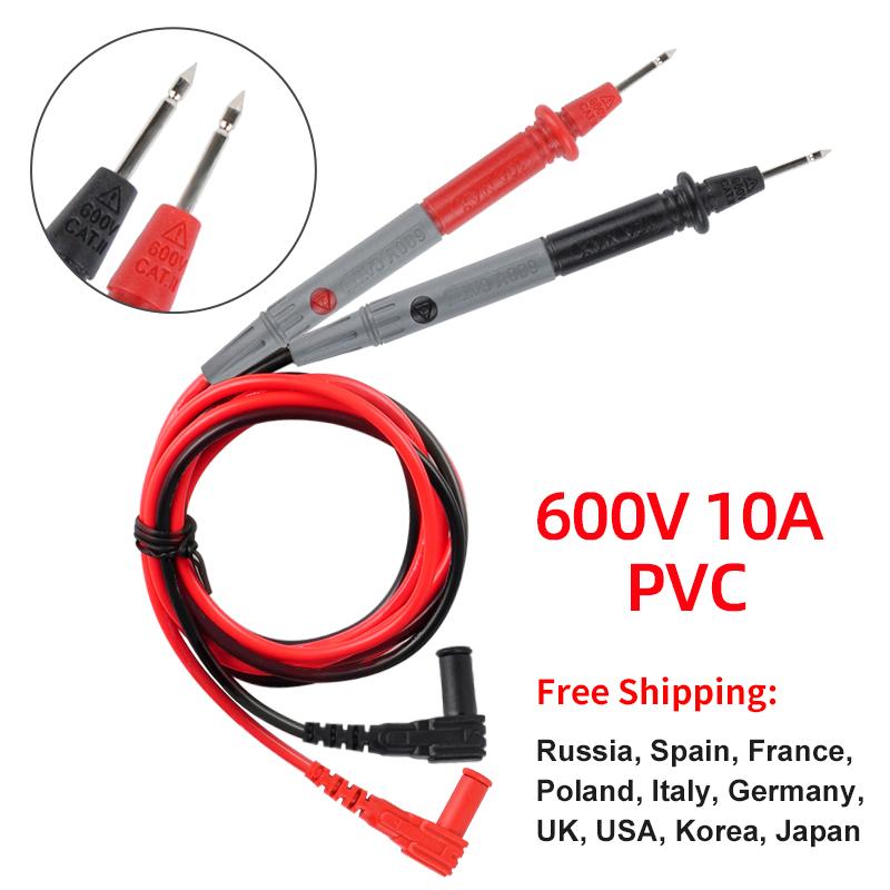 Test Lead Multimeter Leads Kit Cable Set Digital Multimeter Needle Tip Meter Multi Meter Tester Lead Probe Wire Pen Cable