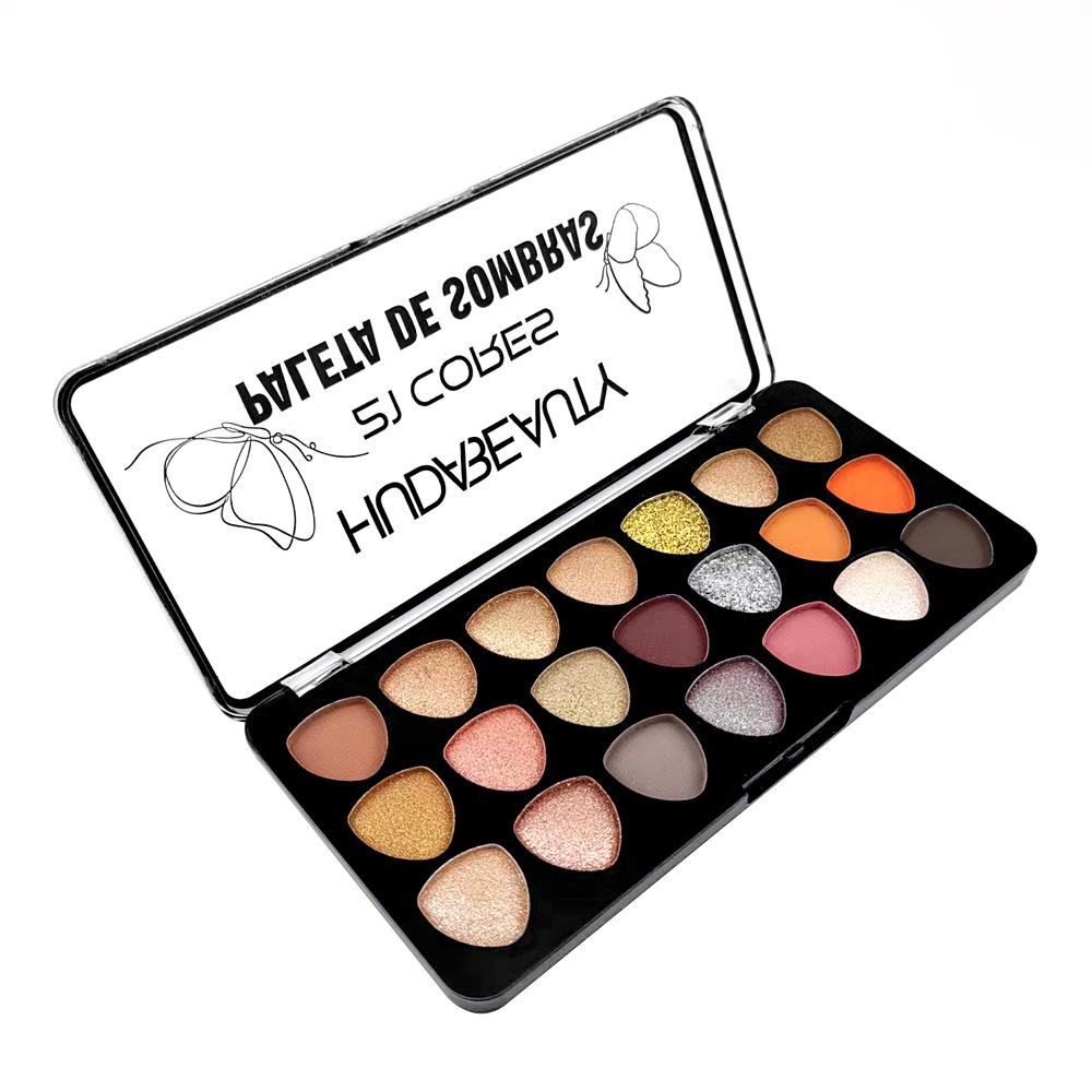 21 Colors Eyeshadow Palette Matte Shimmer Waterproof Smudge-proof Fine Powder Neutral Tone Makeup Kit
