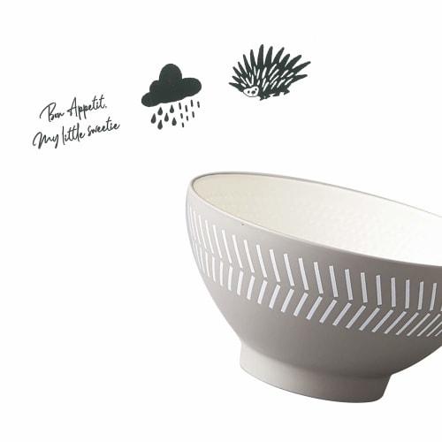 TAKENAKA Mamma Rice Bowl, Microwave-Safe, Made in Japan, Gray, Approx. 10.5 x 5.3cm, Injection-Molded Plastic
