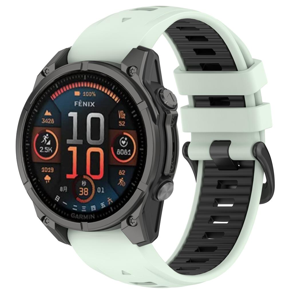 Ремешок для часов Fenix8 для Garmin Fenix 8 47мм 51мм E 7 7X 6 6X 5 5X/Epix Pro/Enduro 3 QuickFit 22мм 26мм Силиконовый ремешок-браслет Новый