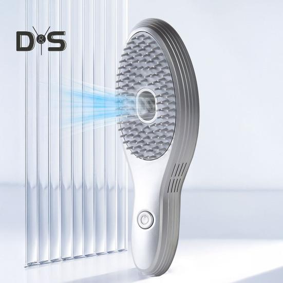 Электрическая щетка для укладки волос, вакуумный очиститель перхоти и расческа для придания объема с массажем кожи головы, быстрая зарядка Type-C, портативный инструмент для ухода за волосами