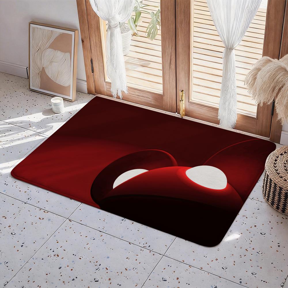 Singer D Deadmau5 Floor Mat Eco Flannel Doormat Non Slip Odorless Indoor Floor Rug Soft Short Plush Home Mat