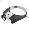 1 шт. Новый налобный электронный светодиодный инструмент для ремонта лупа для чтения для пожилых акриловая линза