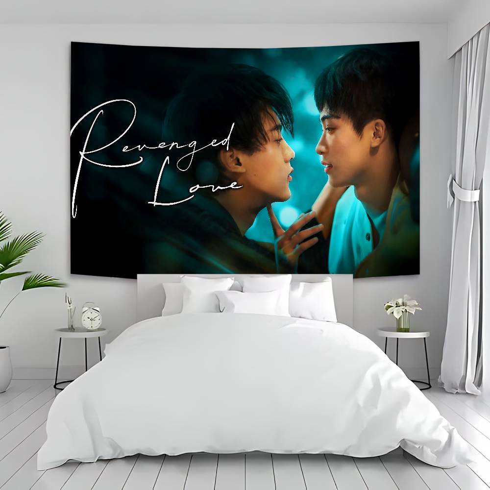 RRevenged Love Movie DIY Wall Tapestry Hanging Tarot Hippie Wall Rugs Dorm INS Home Decor