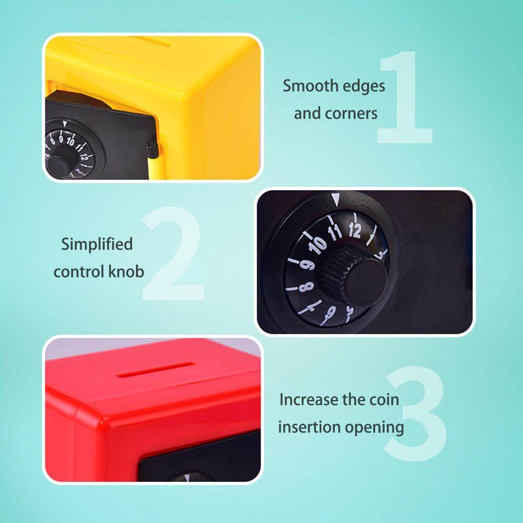 Копилка для мальчиков девочек Мини банкомат Копилка для монет Коробка для сбережений с паролем Детский сейф Банка для денег Подарки на день рождения